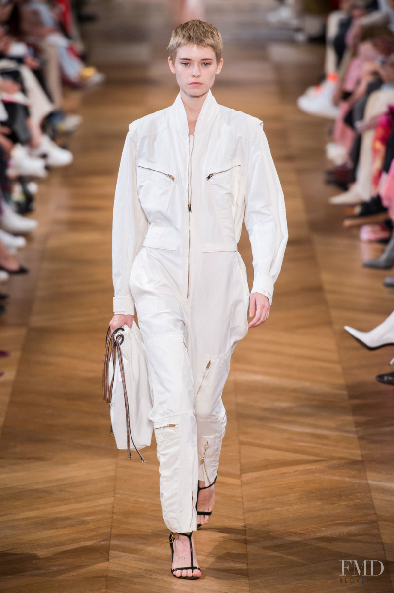 Maike Inga featured in  the Stella McCartney fashion show for Spring/Summer 2019