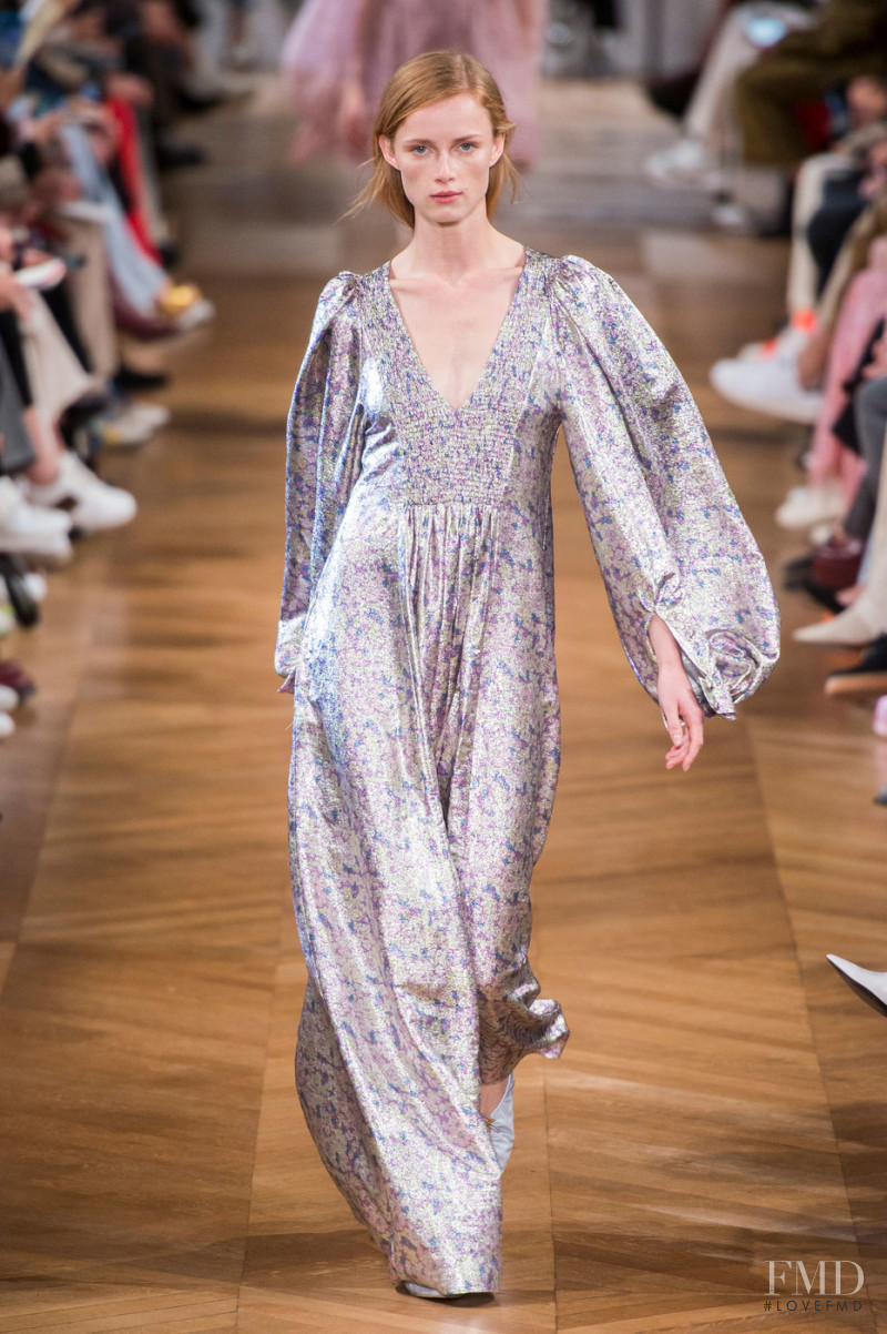 Rianne Van Rompaey featured in  the Stella McCartney fashion show for Spring/Summer 2019