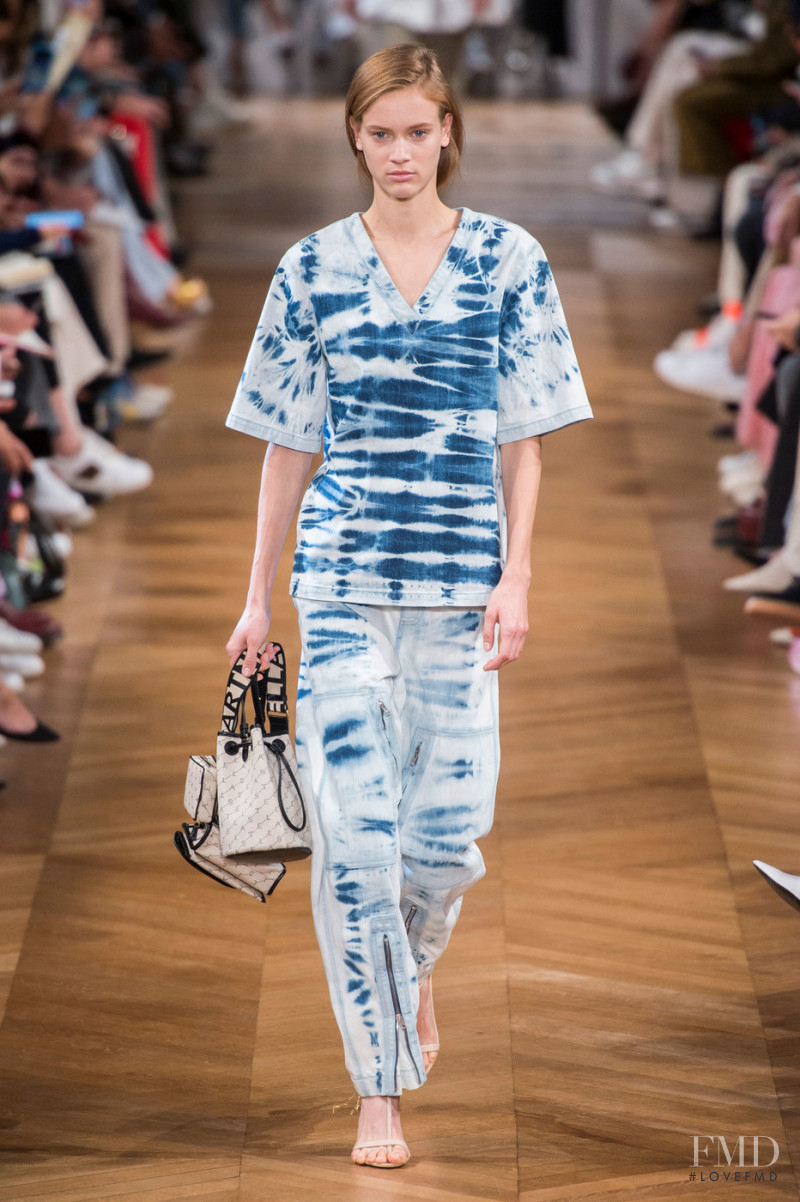 Sarah Dahl featured in  the Stella McCartney fashion show for Spring/Summer 2019