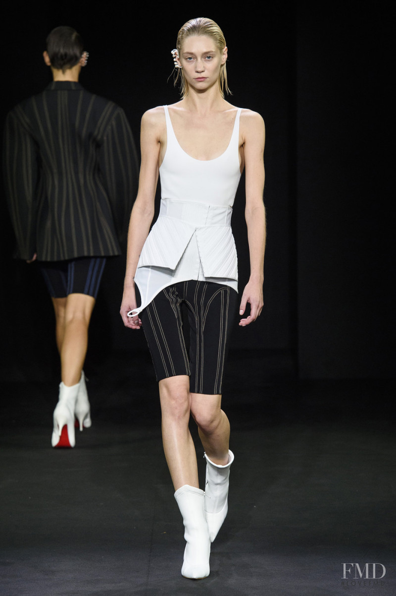 Lida Judickaite featured in  the Mugler fashion show for Spring/Summer 2019