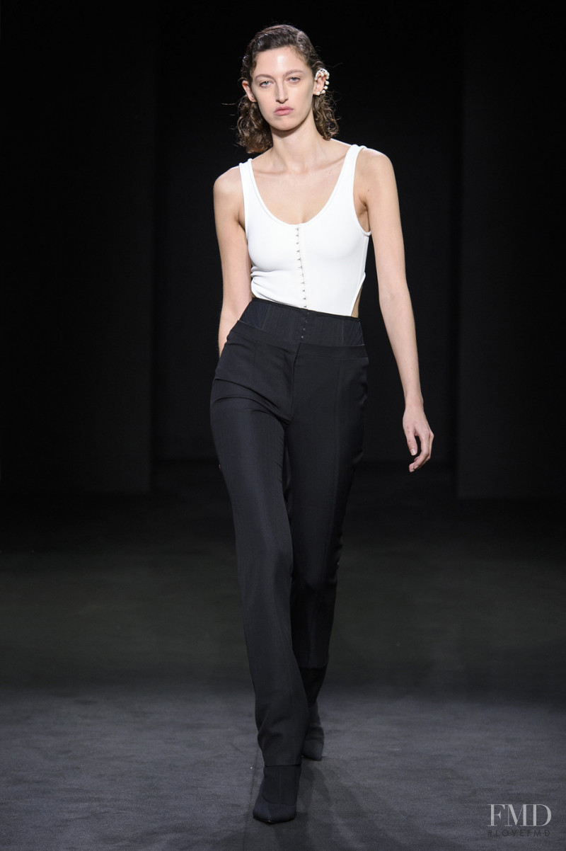 Amber Witcomb featured in  the Mugler fashion show for Spring/Summer 2019