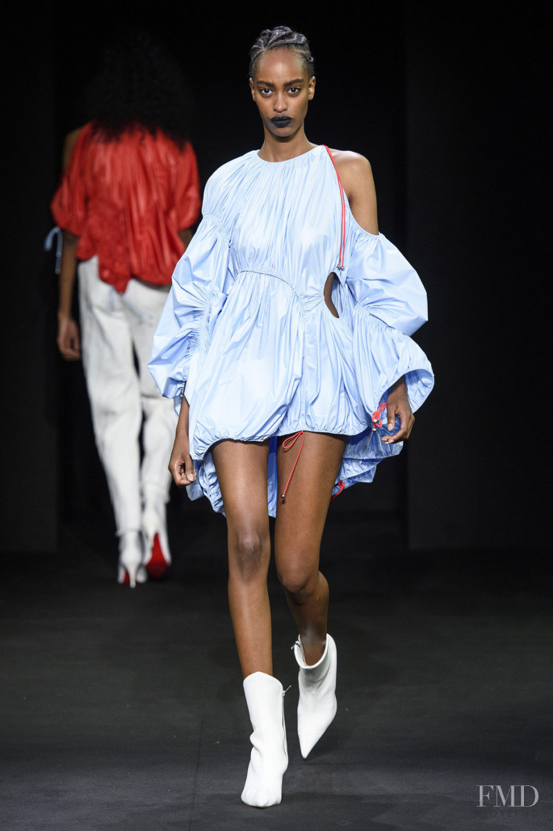 Lalani Ali featured in  the Mugler fashion show for Spring/Summer 2019