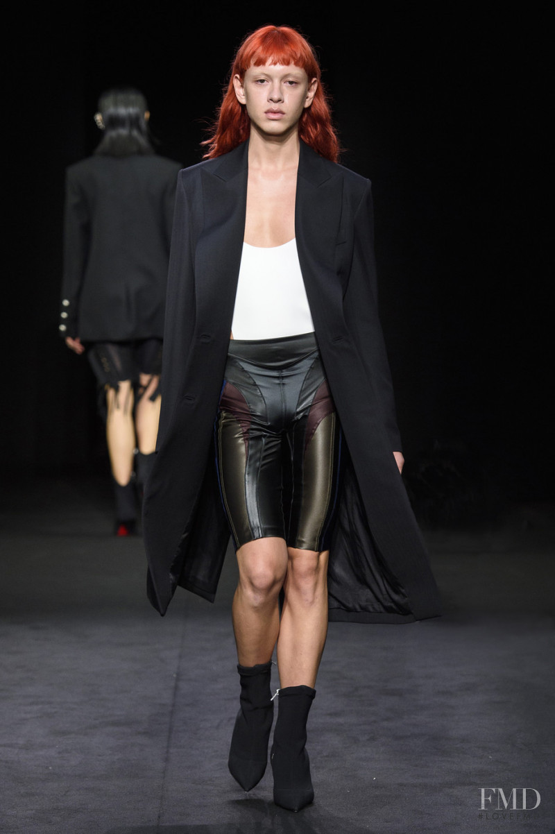 Dustin Muchuvitz featured in  the Mugler fashion show for Spring/Summer 2019