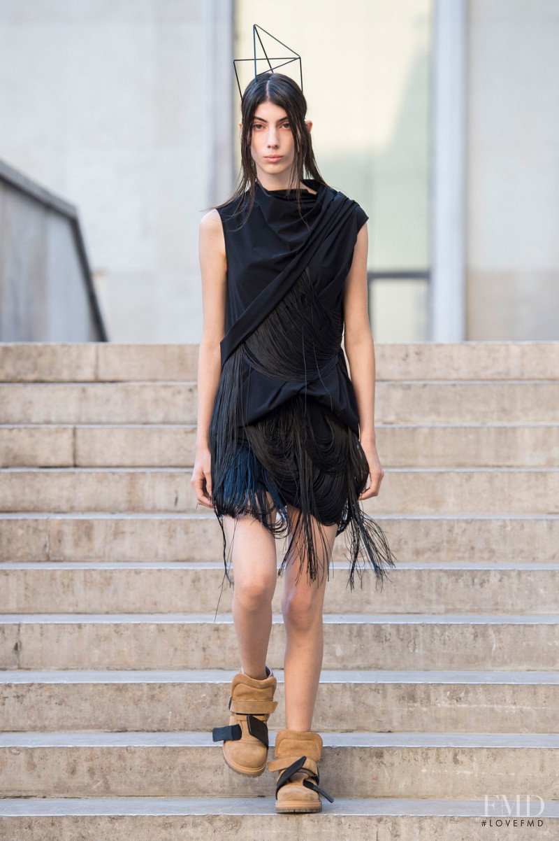 Oyku Bastas featured in  the Rick Owens fashion show for Spring/Summer 2019