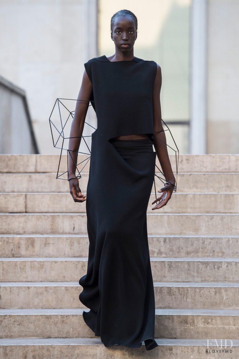 Niko Riam featured in  the Rick Owens fashion show for Spring/Summer 2019
