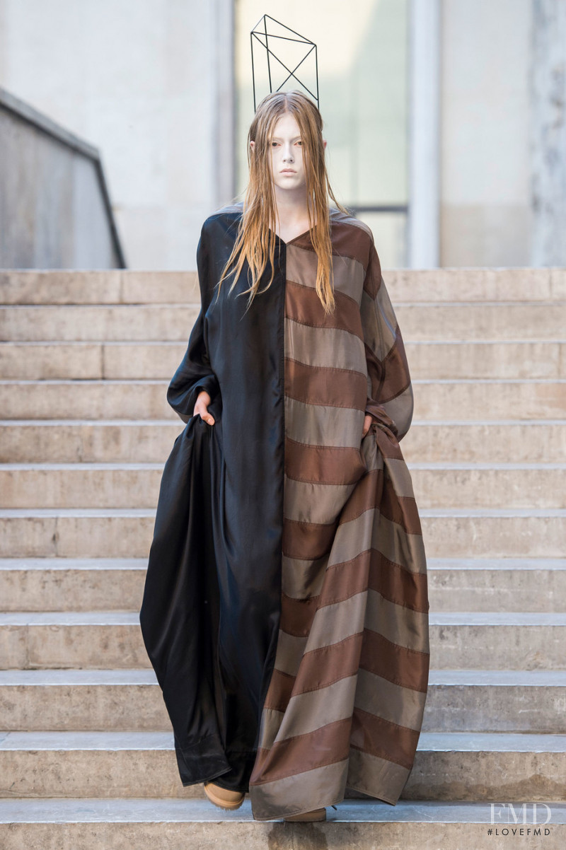 Stacia Roz featured in  the Rick Owens fashion show for Spring/Summer 2019