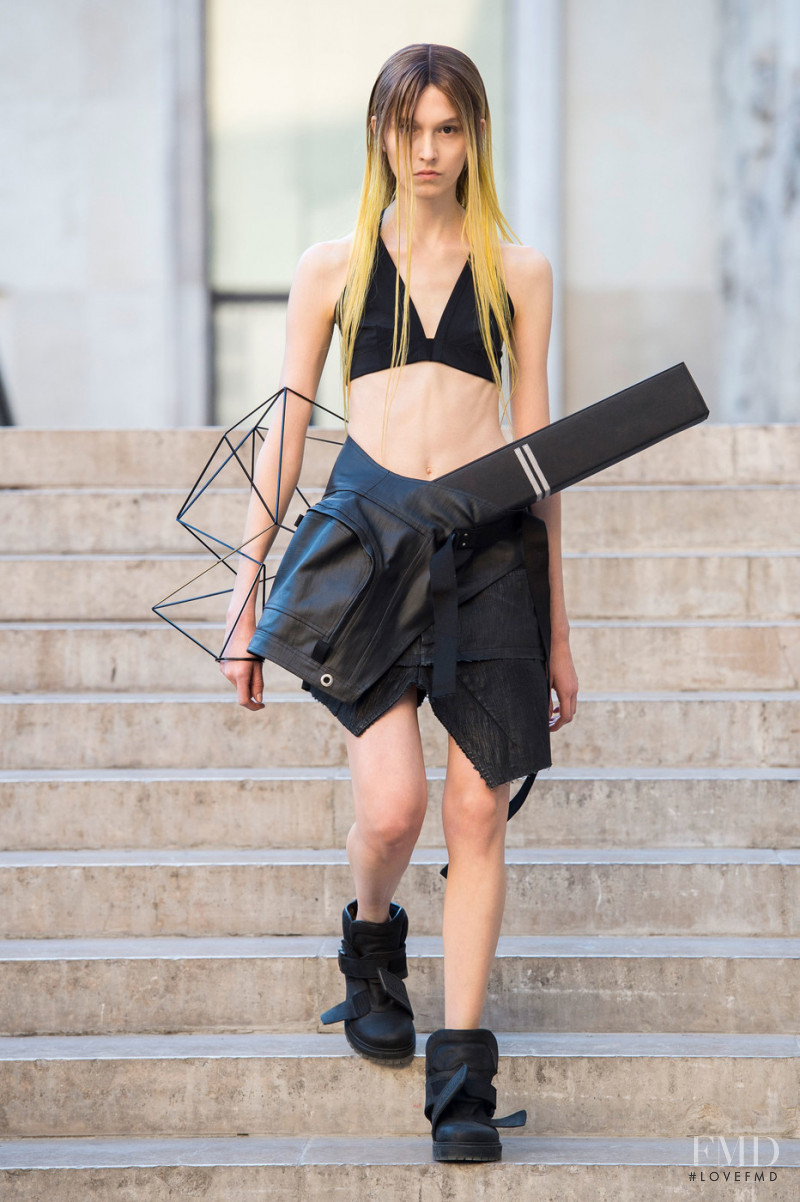 Monika Rush featured in  the Rick Owens fashion show for Spring/Summer 2019