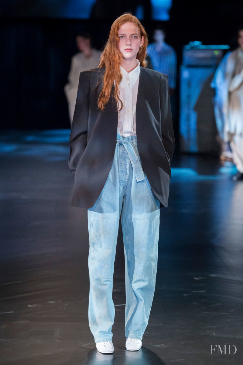 Alice First featured in  the Christophe Lemaire fashion show for Spring/Summer 2019