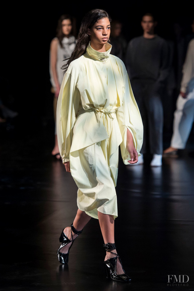 Rocio Marconi featured in  the Christophe Lemaire fashion show for Spring/Summer 2019