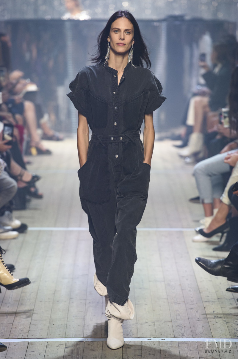 Aymeline Valade featured in  the Isabel Marant fashion show for Spring/Summer 2019