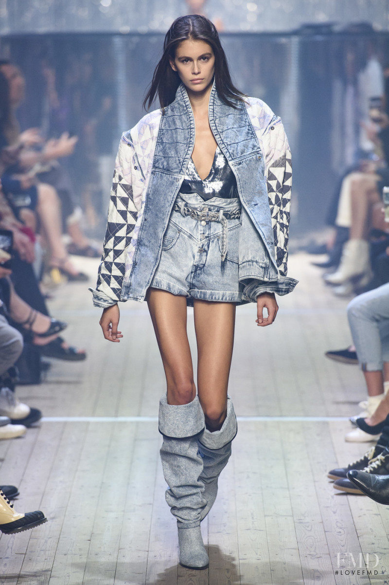 Kaia Gerber featured in  the Isabel Marant fashion show for Spring/Summer 2019