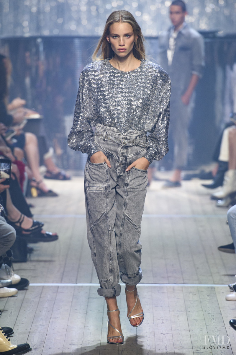 Rebecca Leigh Longendyke featured in  the Isabel Marant fashion show for Spring/Summer 2019
