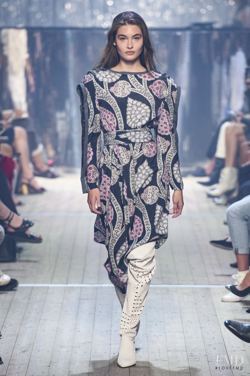 Grace Elizabeth featured in  the Isabel Marant fashion show for Spring/Summer 2019