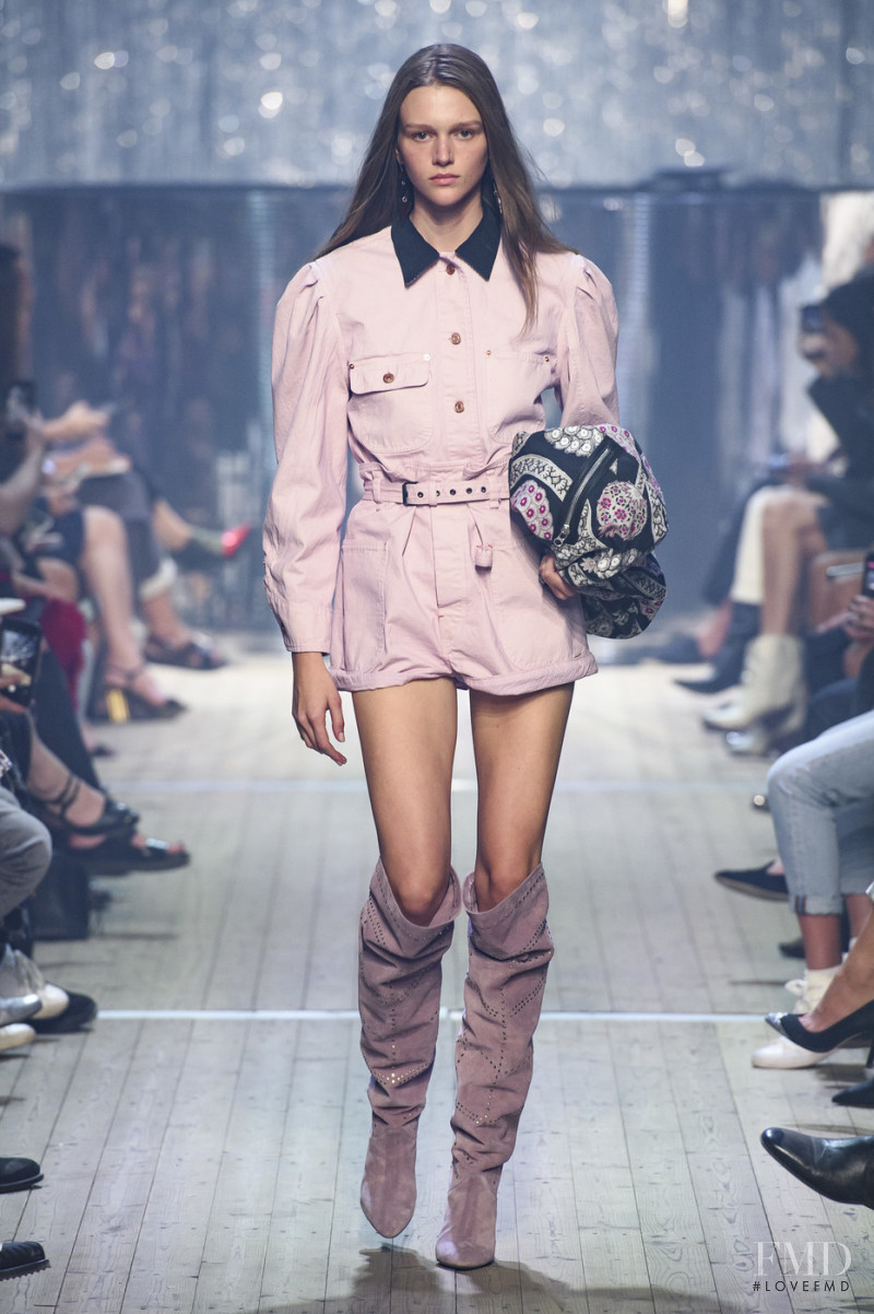 Natalie Ogg featured in  the Isabel Marant fashion show for Spring/Summer 2019