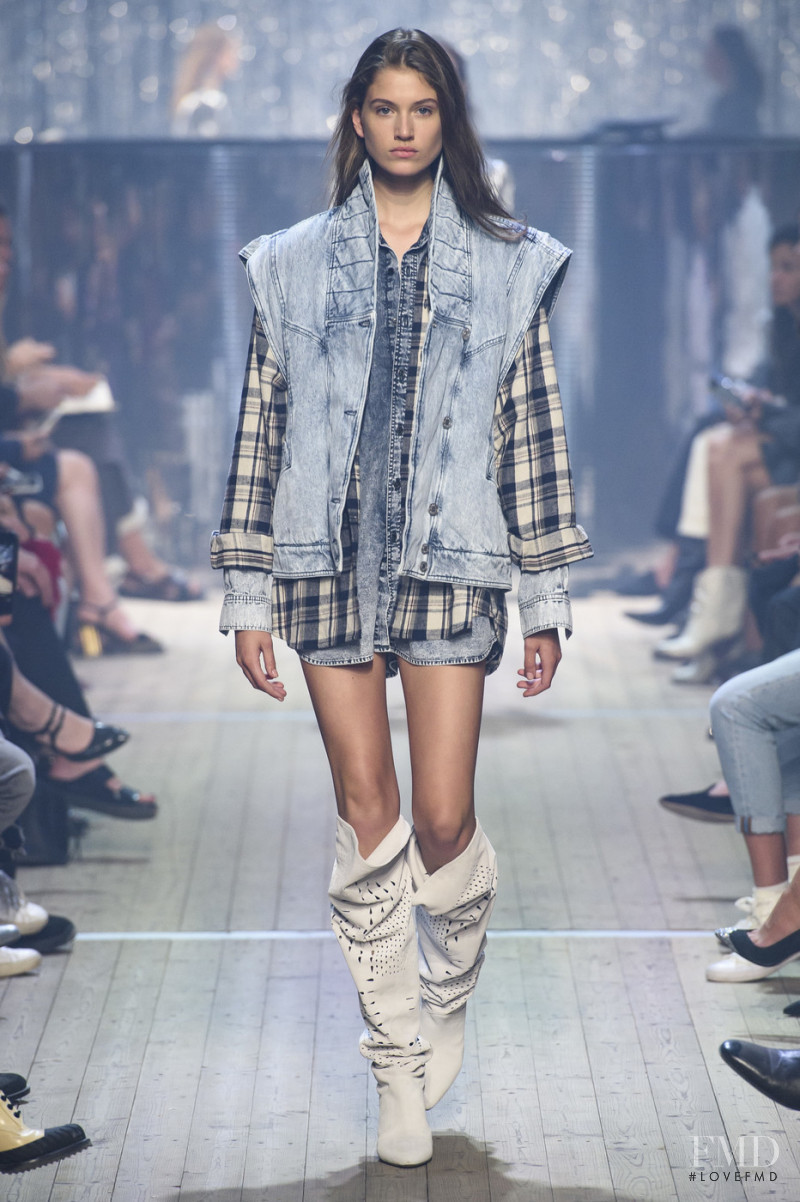 Altyn Simpson featured in  the Isabel Marant fashion show for Spring/Summer 2019