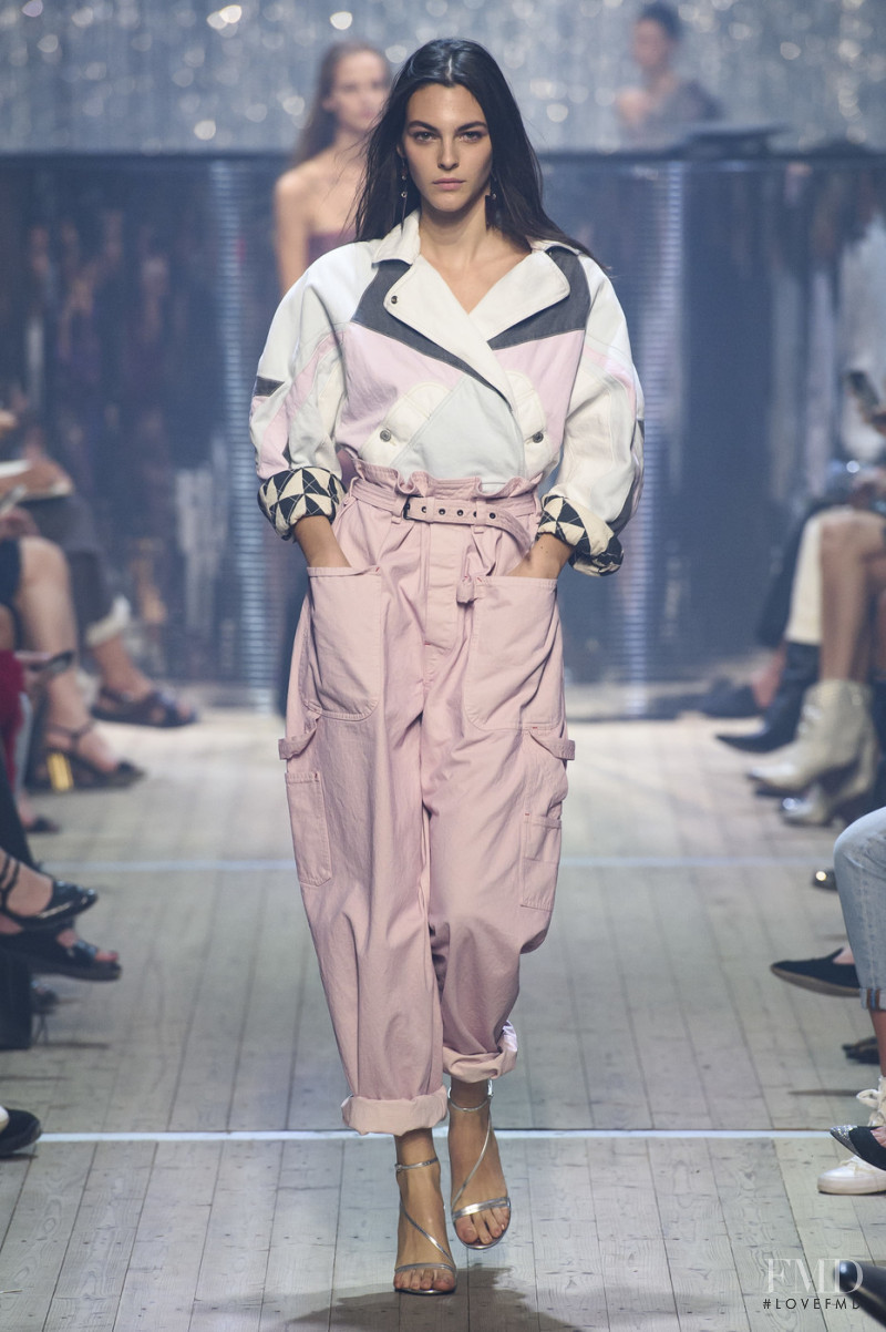 Vittoria Ceretti featured in  the Isabel Marant fashion show for Spring/Summer 2019