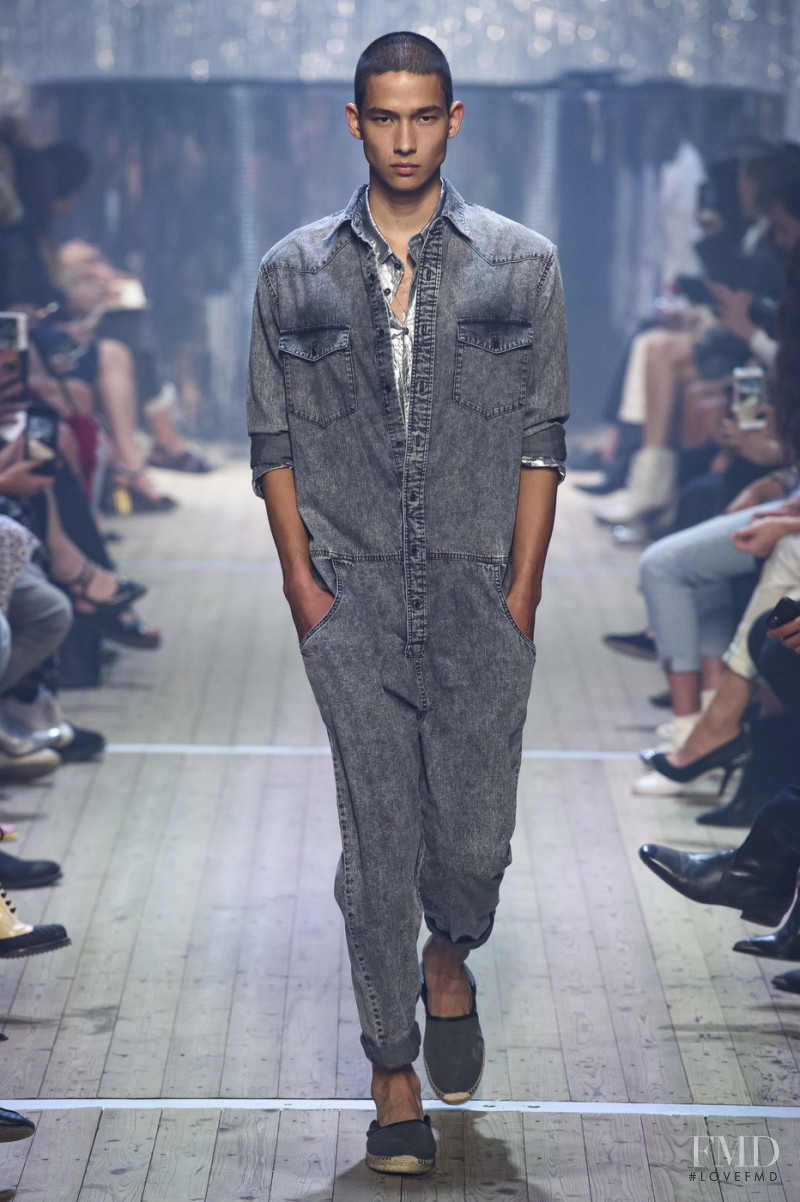Tommy Vanden Meerssche featured in  the Isabel Marant fashion show for Spring/Summer 2019