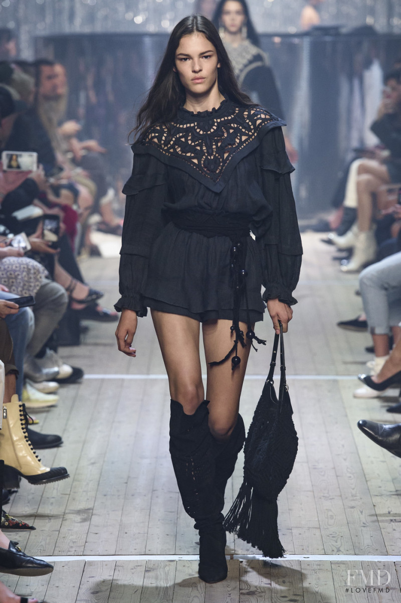 Matea Brakus featured in  the Isabel Marant fashion show for Spring/Summer 2019
