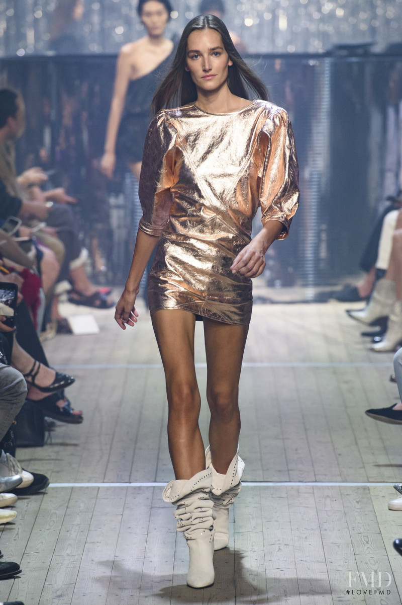 Joséphine Le Tutour featured in  the Isabel Marant fashion show for Spring/Summer 2019