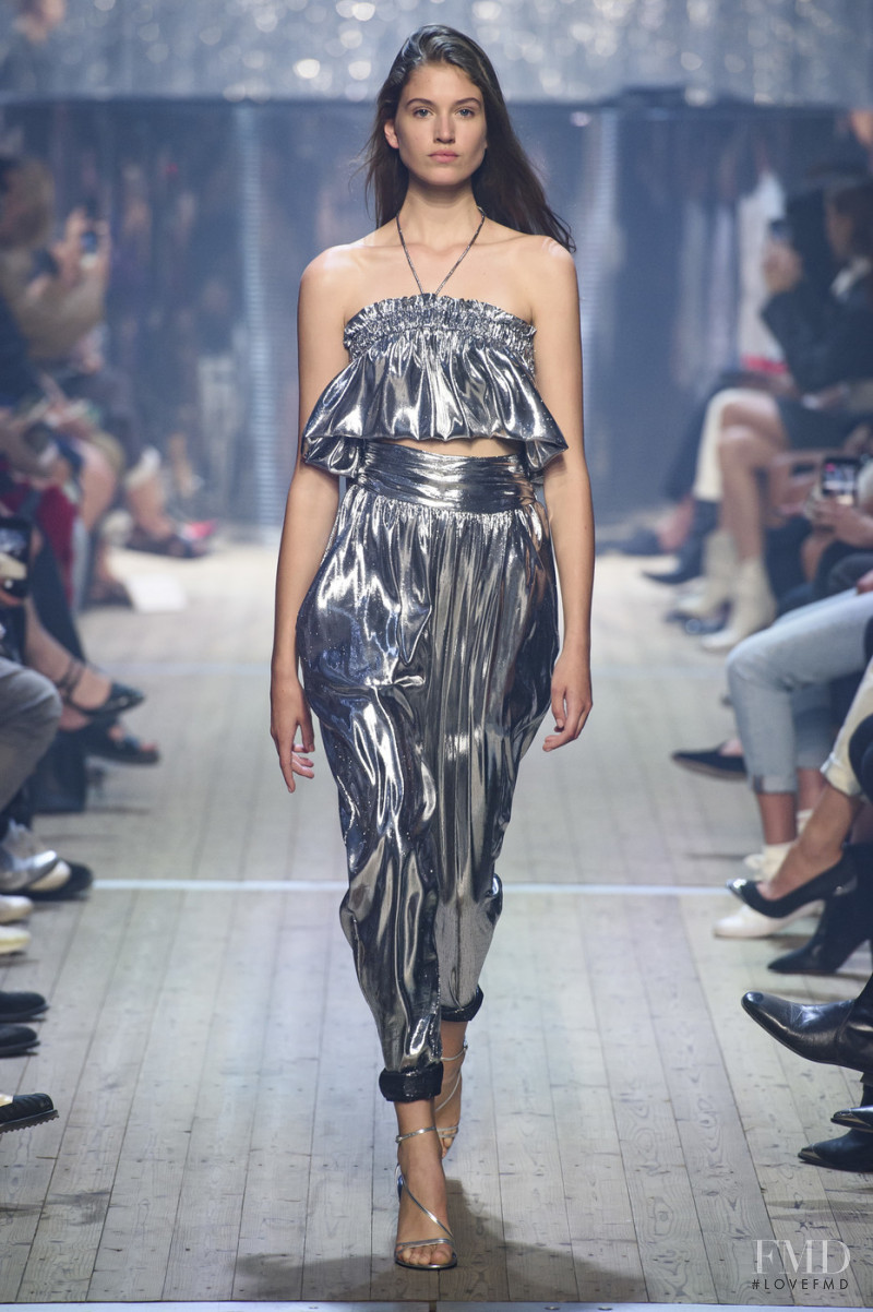Altyn Simpson featured in  the Isabel Marant fashion show for Spring/Summer 2019