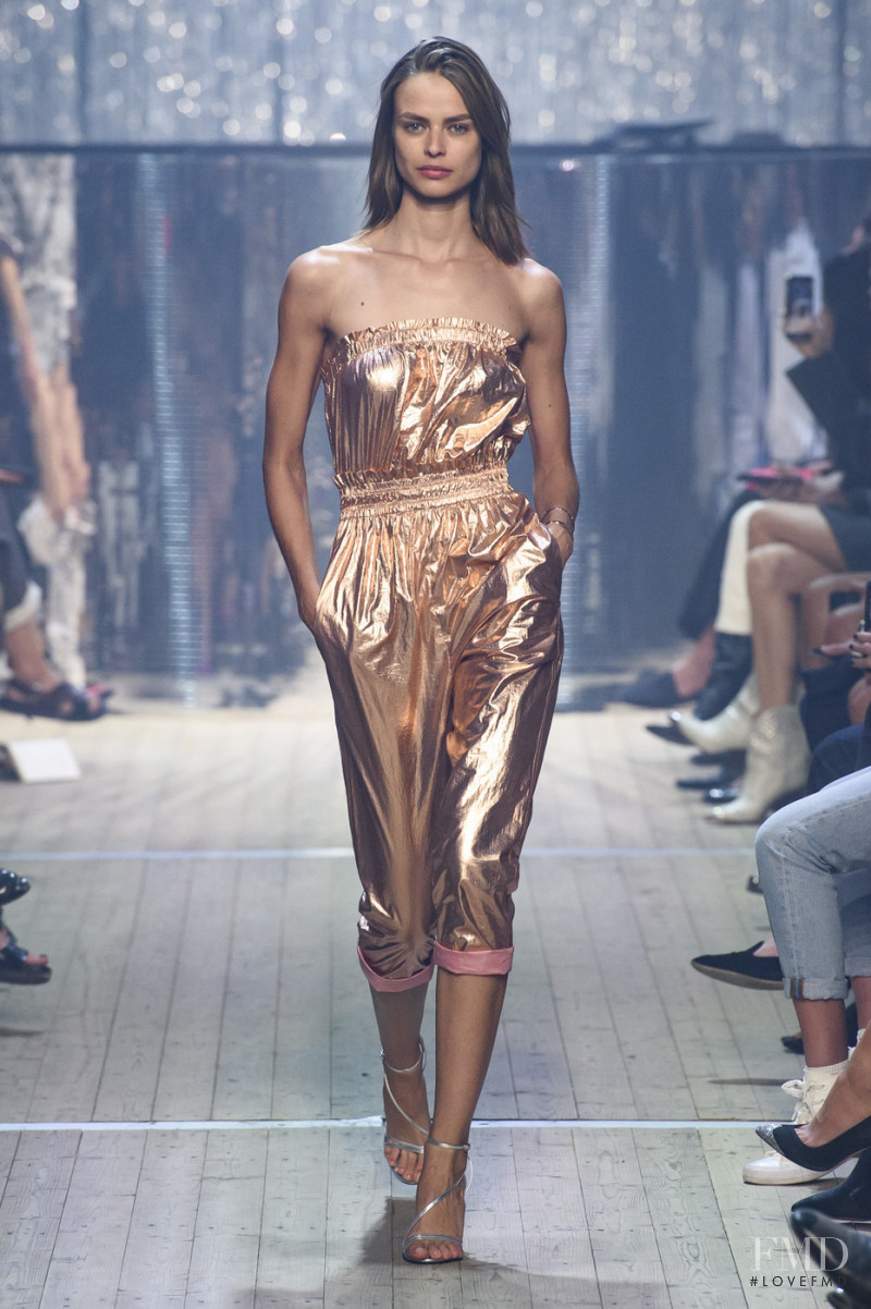 Birgit Kos featured in  the Isabel Marant fashion show for Spring/Summer 2019