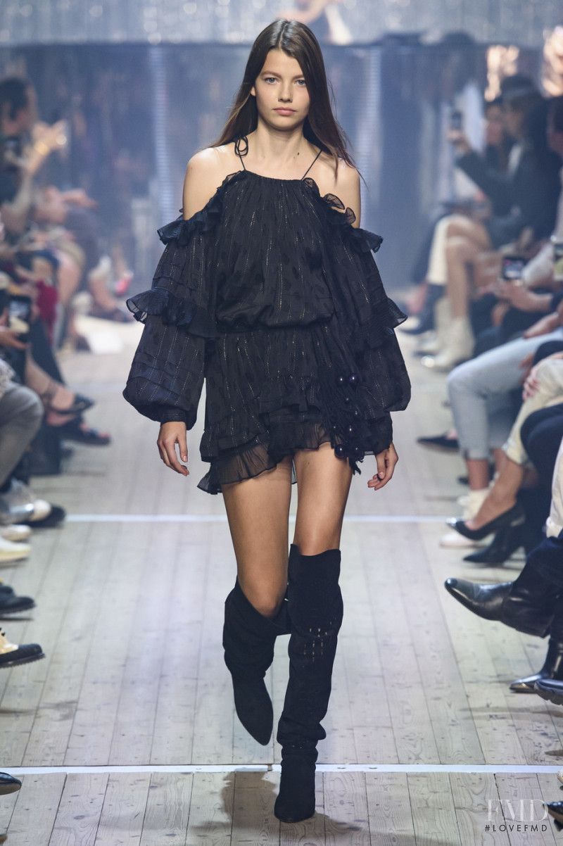 Mathilde Henning featured in  the Isabel Marant fashion show for Spring/Summer 2019
