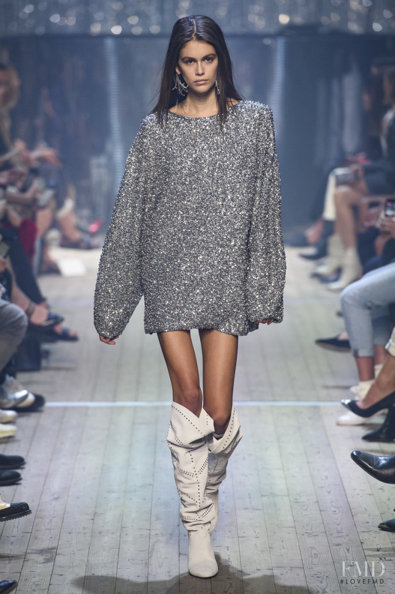 Kaia Gerber featured in  the Isabel Marant fashion show for Spring/Summer 2019