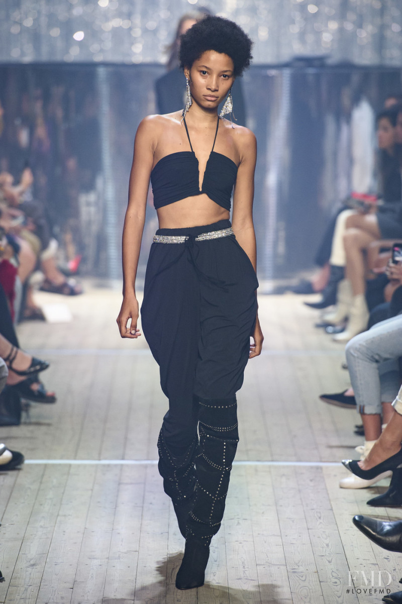 Lineisy Montero featured in  the Isabel Marant fashion show for Spring/Summer 2019
