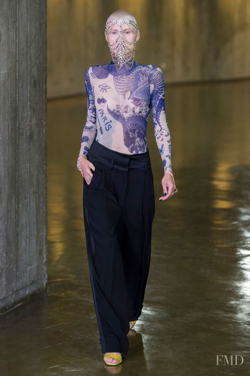 Deila Dei Dei featured in  the Koche fashion show for Spring/Summer 2019