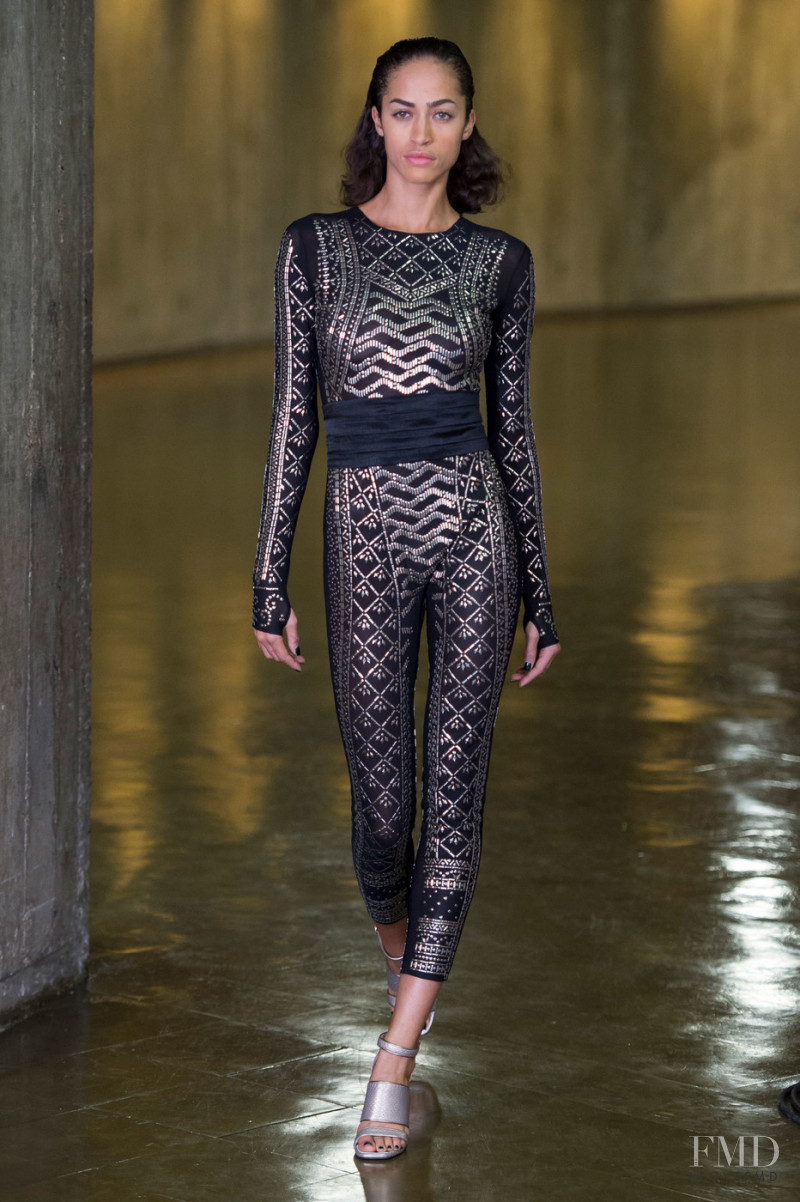 Alanna Arrington featured in  the Koche fashion show for Spring/Summer 2019