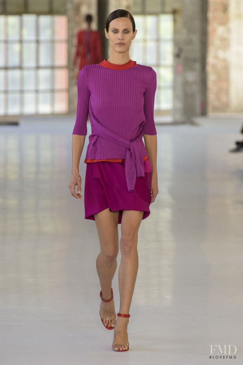 Aymeline Valade featured in  the Atlein fashion show for Spring/Summer 2019