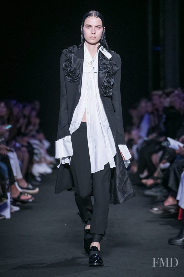 Willy Morsch featured in  the Ann Demeulemeester fashion show for Spring/Summer 2019