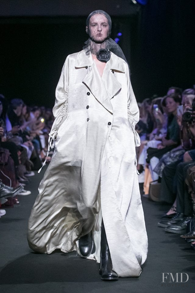 Hannah Elyse featured in  the Ann Demeulemeester fashion show for Spring/Summer 2019