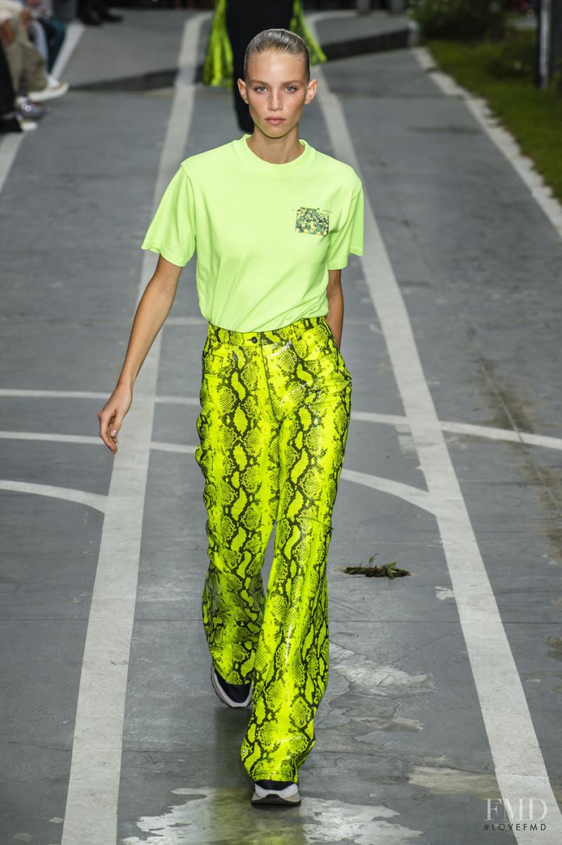 Rebecca Leigh Longendyke featured in  the Off-White fashion show for Spring/Summer 2019