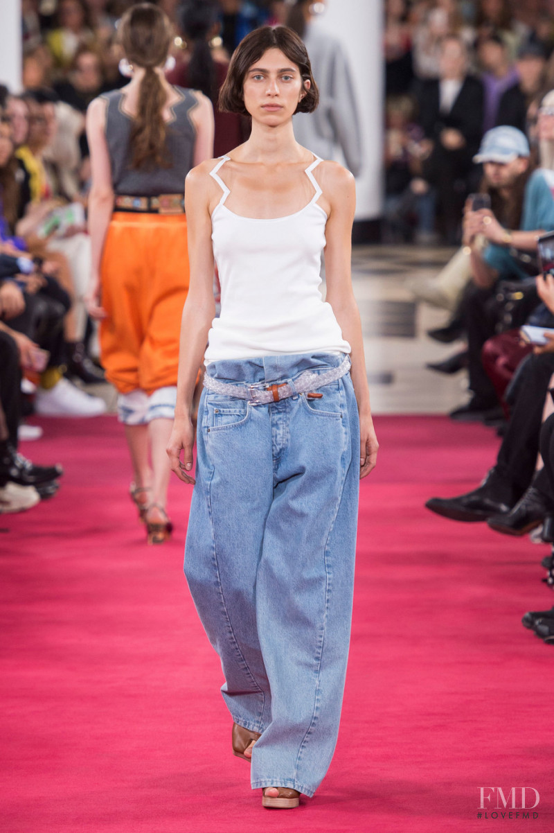 Mila Stomatova featured in  the Y/Project fashion show for Spring/Summer 2019