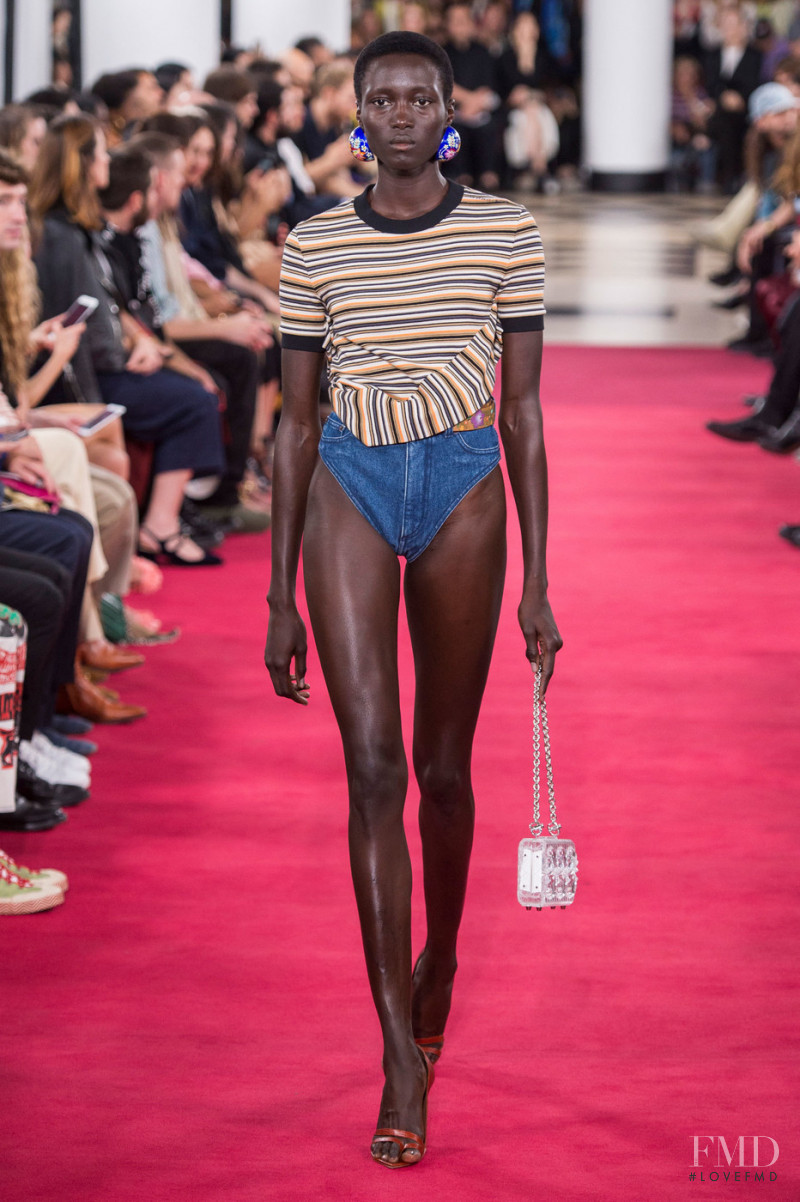 Rouguy Faye featured in  the Y/Project fashion show for Spring/Summer 2019