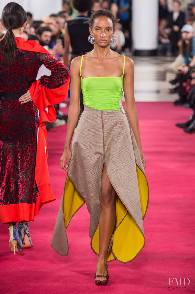 Emmanuelle Lacou featured in  the Y/Project fashion show for Spring/Summer 2019
