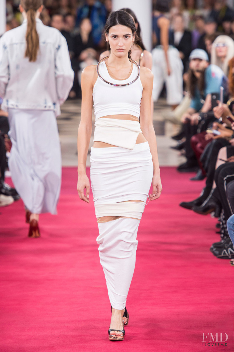 Tatia Akhalaia featured in  the Y/Project fashion show for Spring/Summer 2019