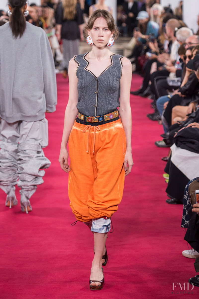 Dasha Shevik featured in  the Y/Project fashion show for Spring/Summer 2019