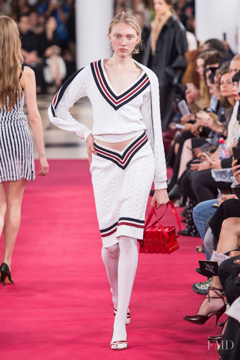 Maryna Polkanova featured in  the Y/Project fashion show for Spring/Summer 2019