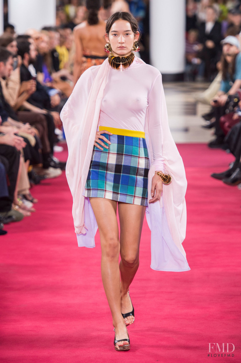 Mona Matsuoka featured in  the Y/Project fashion show for Spring/Summer 2019