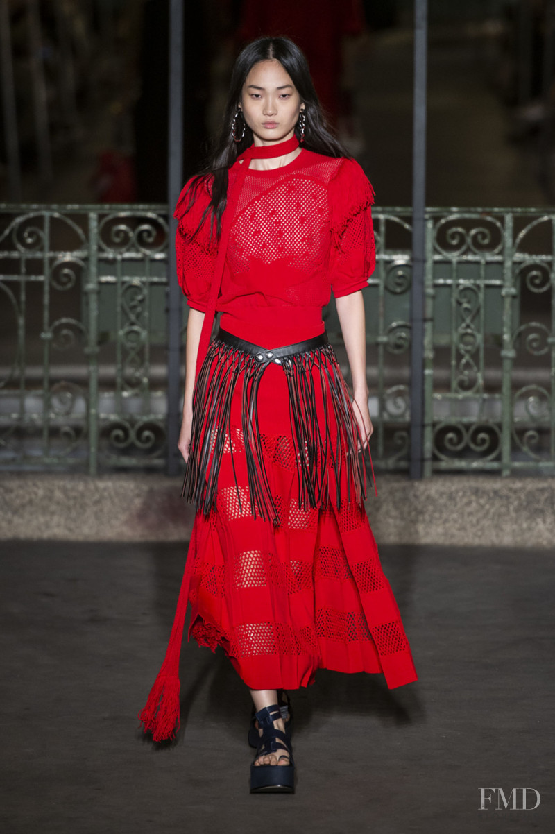 Hyun Ji Shin featured in  the Sonia Rykiel fashion show for Spring/Summer 2019