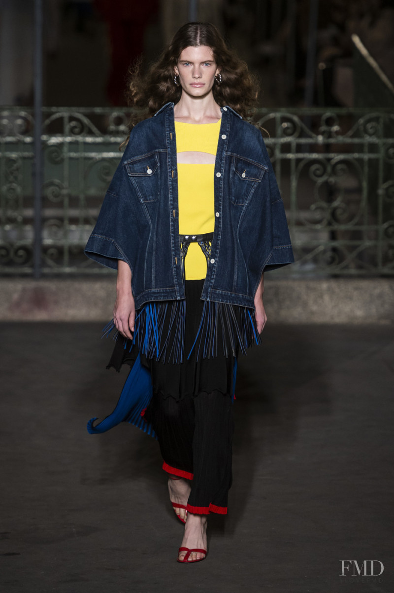 Carolina Burgin featured in  the Sonia Rykiel fashion show for Spring/Summer 2019