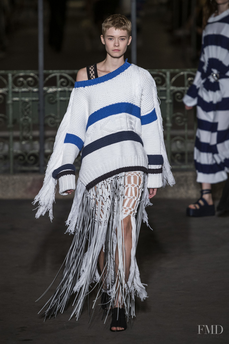Maike Inga featured in  the Sonia Rykiel fashion show for Spring/Summer 2019
