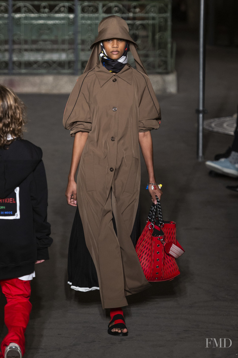 Natalia Montero featured in  the Sonia Rykiel fashion show for Spring/Summer 2019