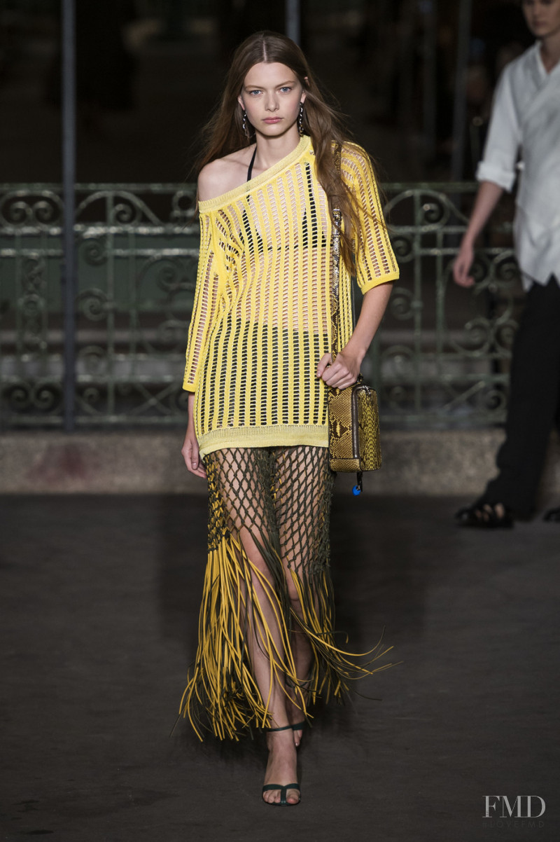 Louise Robert featured in  the Sonia Rykiel fashion show for Spring/Summer 2019