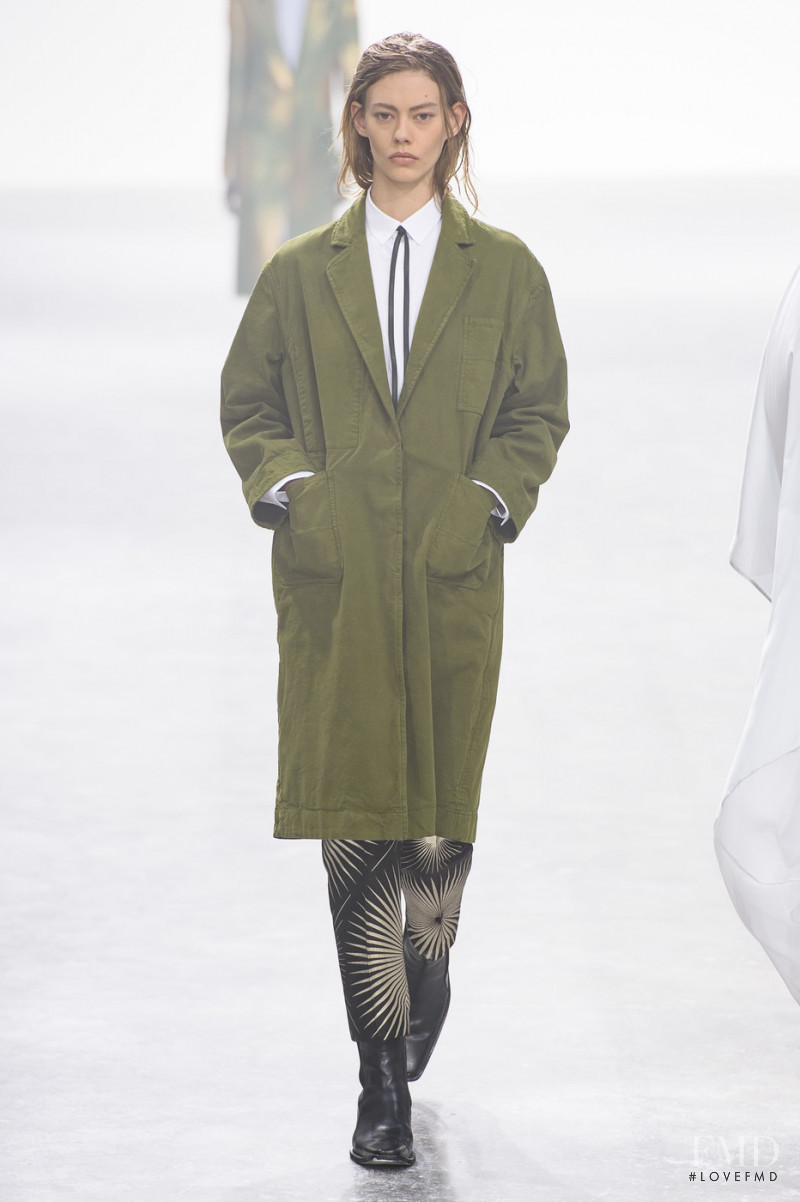 Ondria Hardin featured in  the Haider Ackermann fashion show for Spring/Summer 2019
