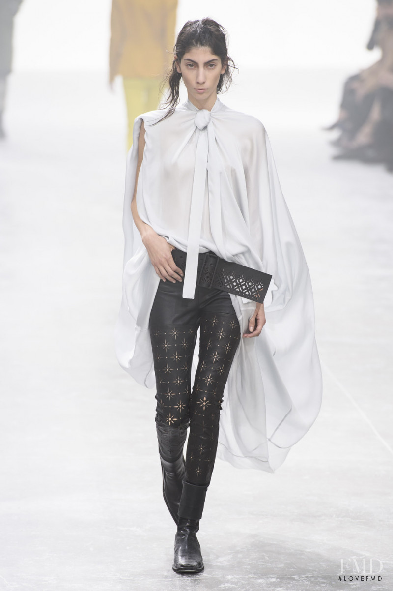 Oyku Bastas featured in  the Haider Ackermann fashion show for Spring/Summer 2019