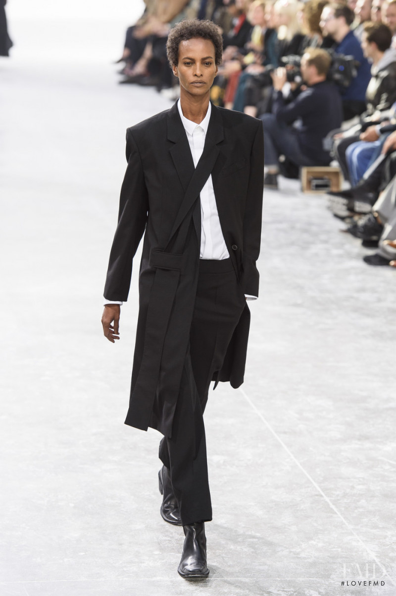 Yasmin Warsame featured in  the Haider Ackermann fashion show for Spring/Summer 2019