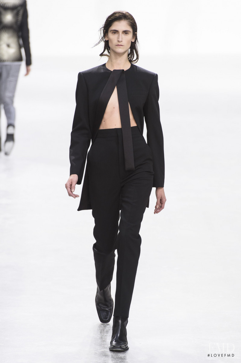 Daiane Conterato featured in  the Haider Ackermann fashion show for Spring/Summer 2019